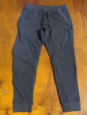 Men's Black Slim Fit Jogger Sweatpants with Drawstring